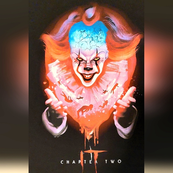 Pennywise H&M/WB IT Chapter Two Short Sleeved Graphic T-shirt EUC Size S - Picture 4 of 6